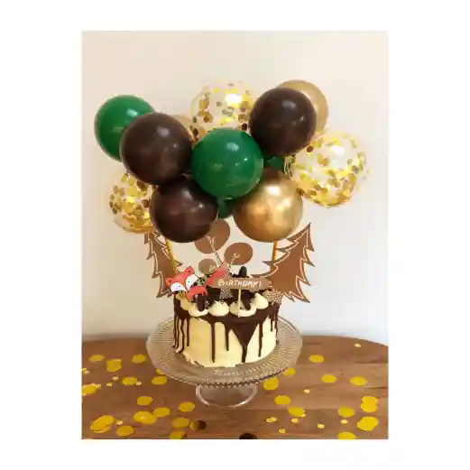 CAMARILLA Balloon Cake Topper for Cake Decoration/ Birthday Anniversary  Baby Shower Cake Decor Materials for Kids