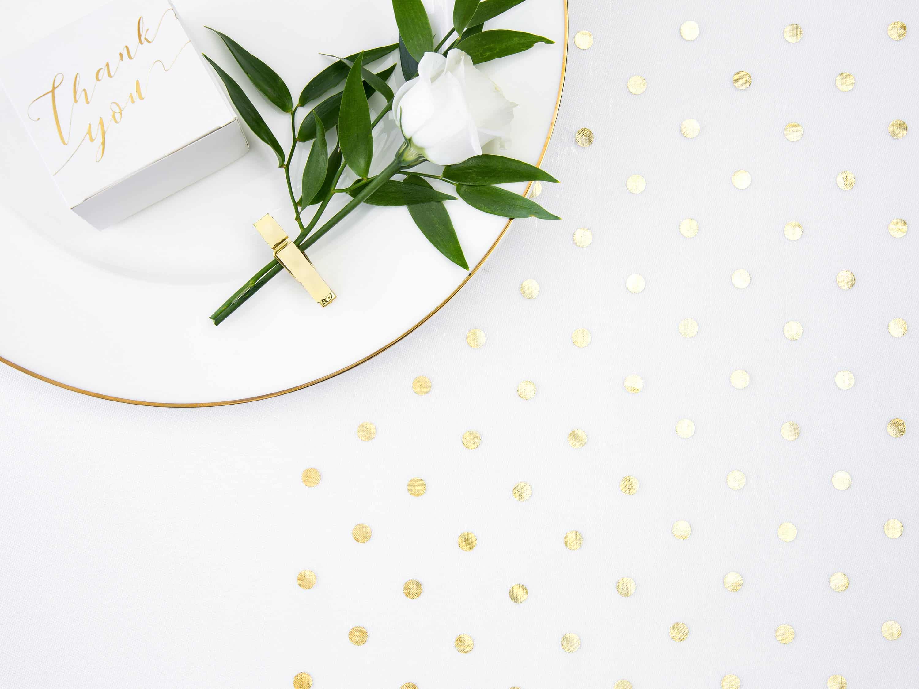 Gold Dots Tableware