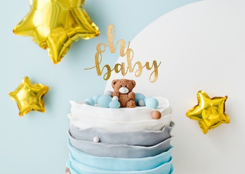 oh baby cake topper