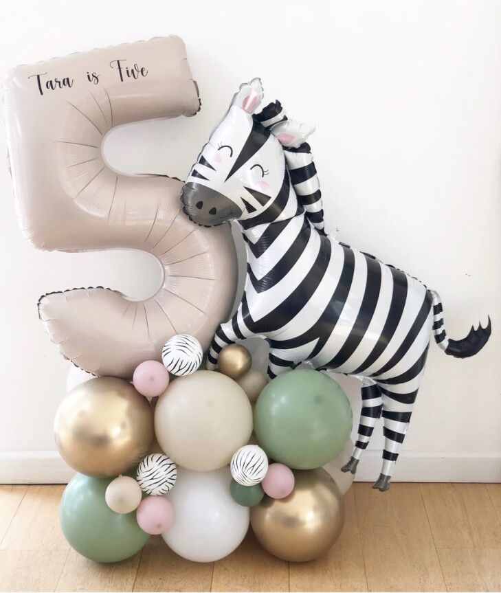 DIY Cute Zebra Balloon Sculpture