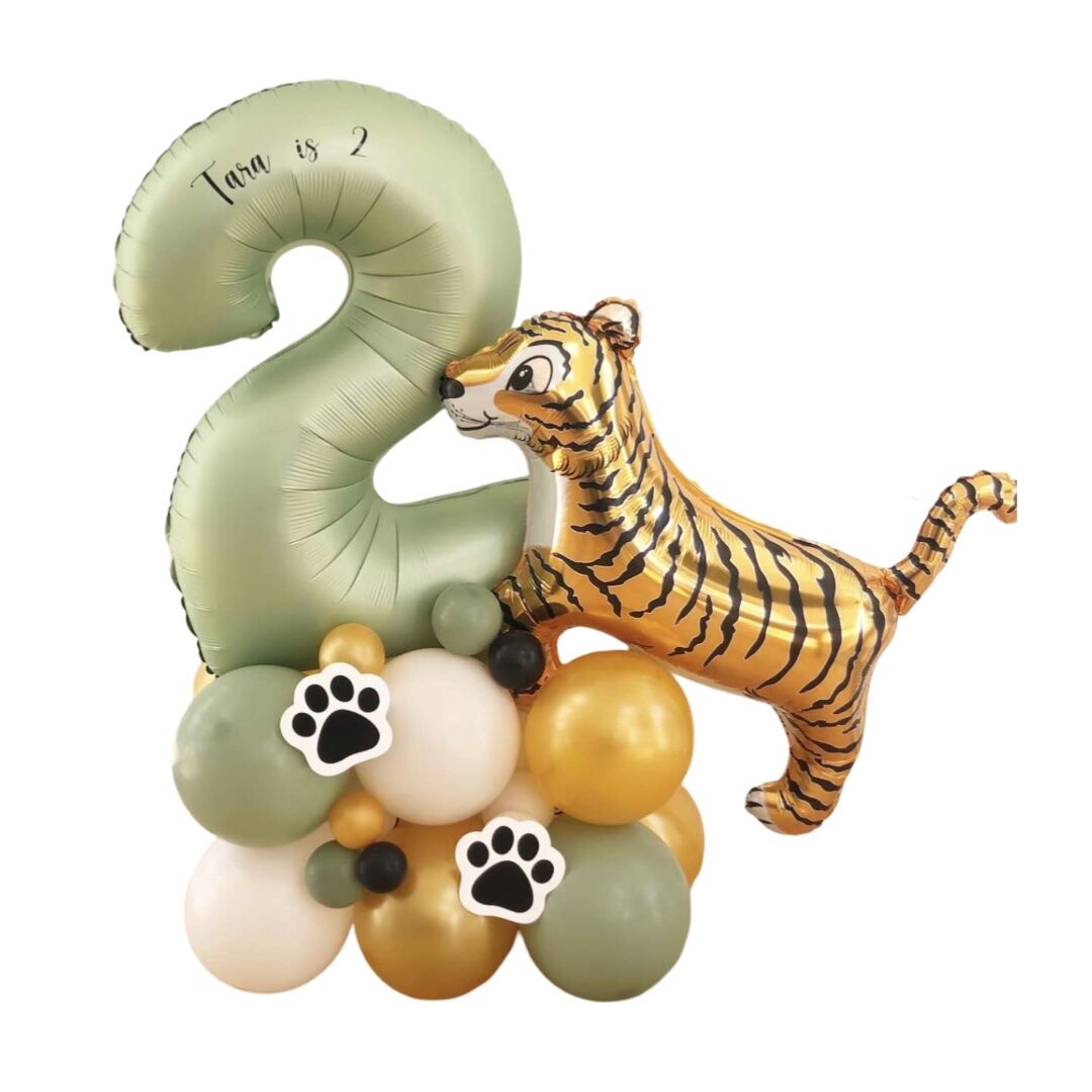 DIY Tiger Balloon Sculpture