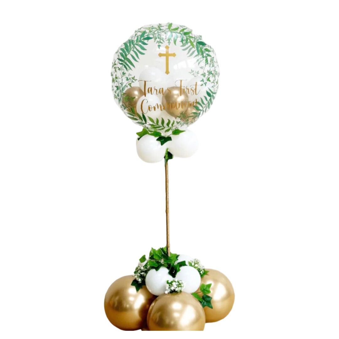 Personalised Communion/Christening Balloon Stand