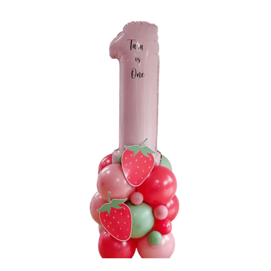Strawberry Balloon Sculpture