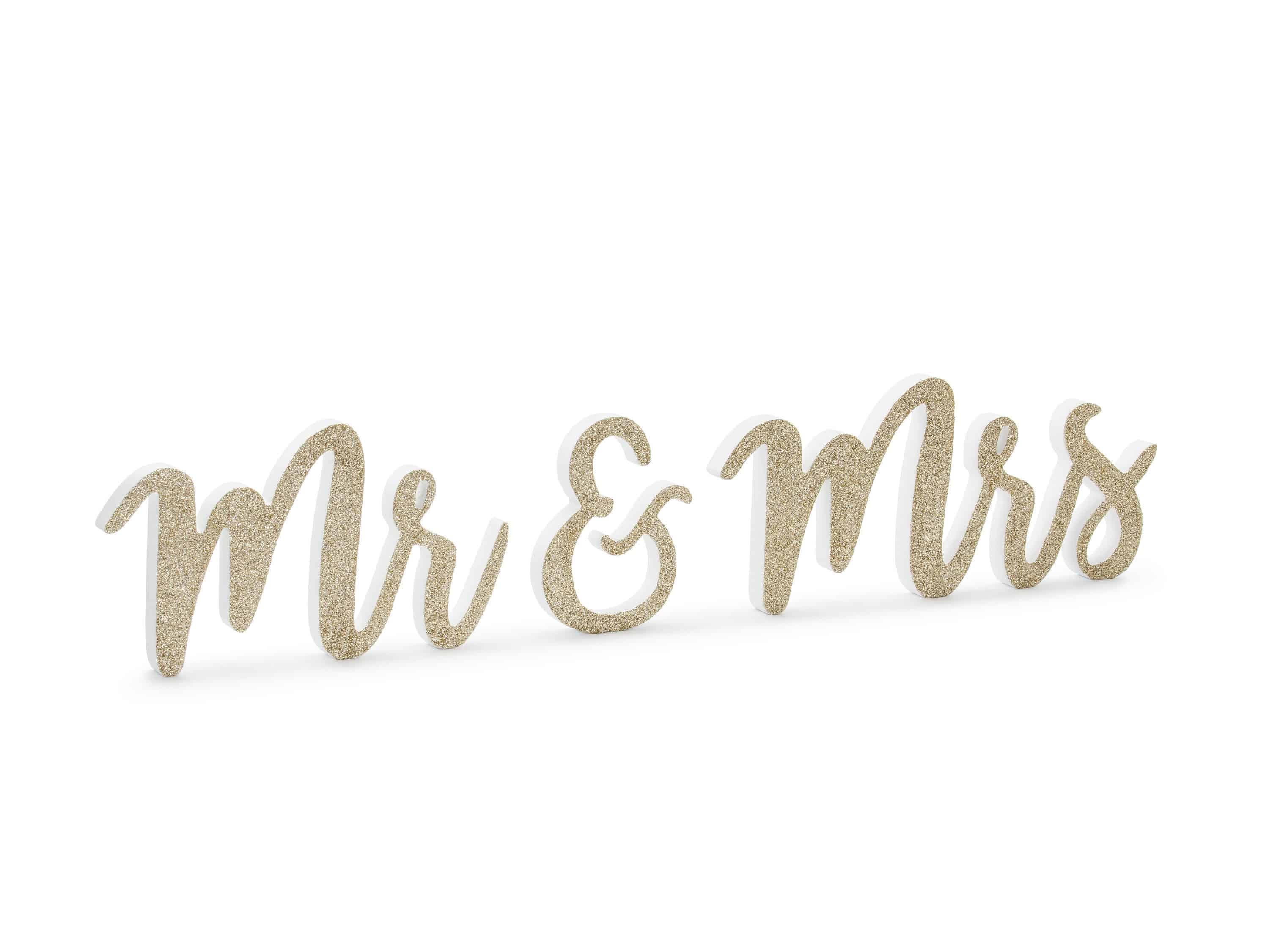 mr & mrs sign