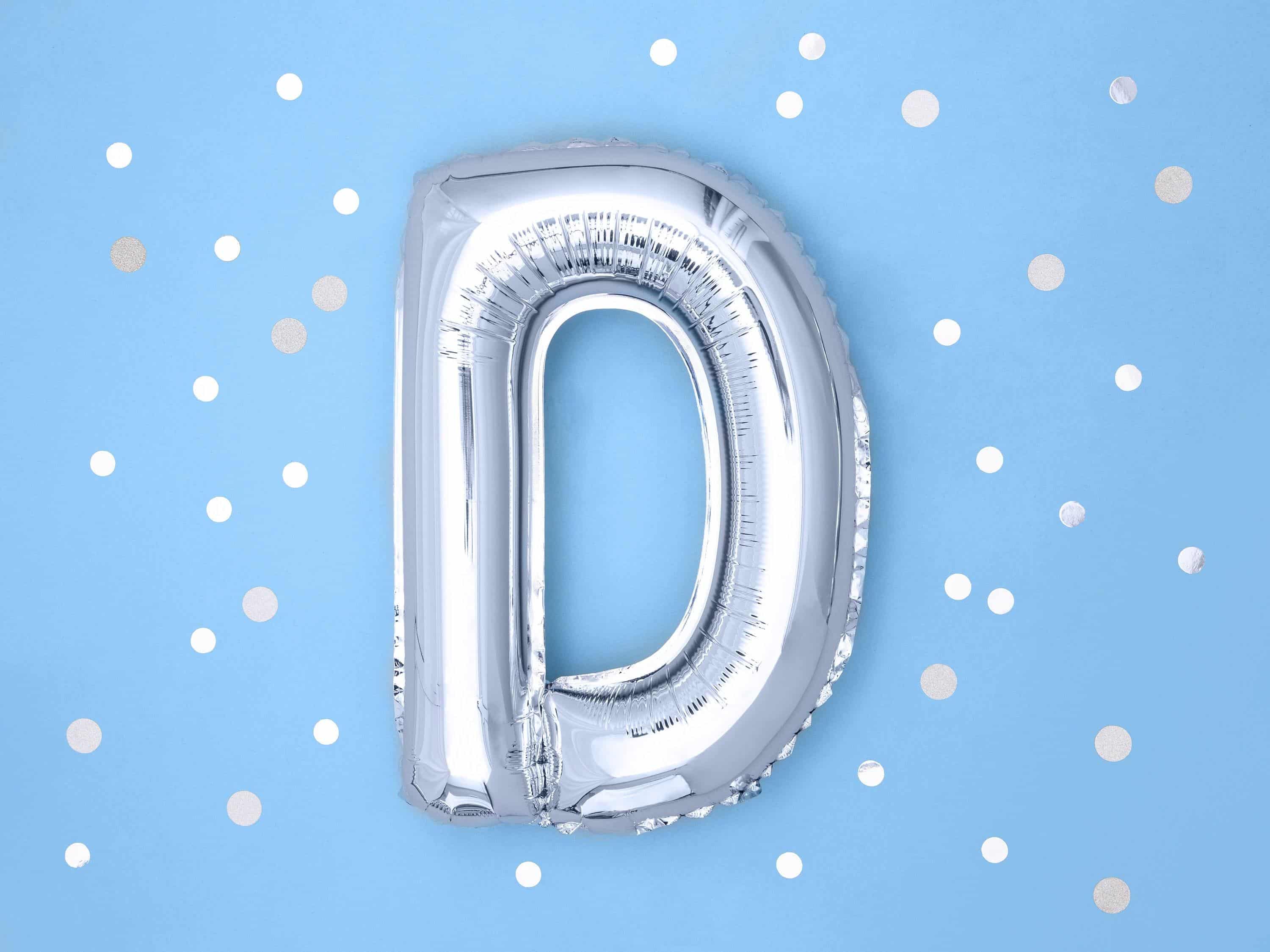 Silver Balloon Letters Personalised Silver Letter Balloons