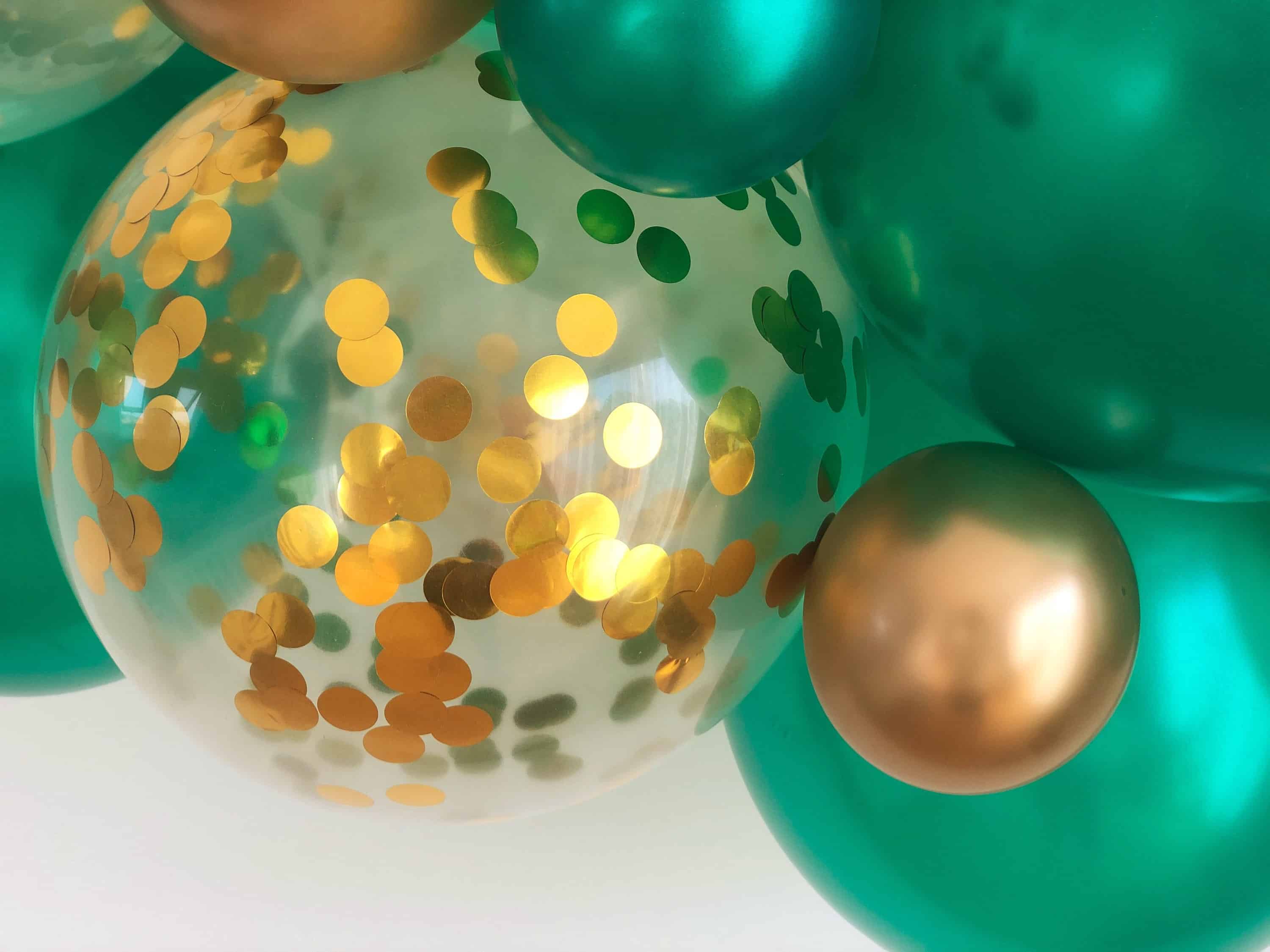 Emerald Green Balloon Garland