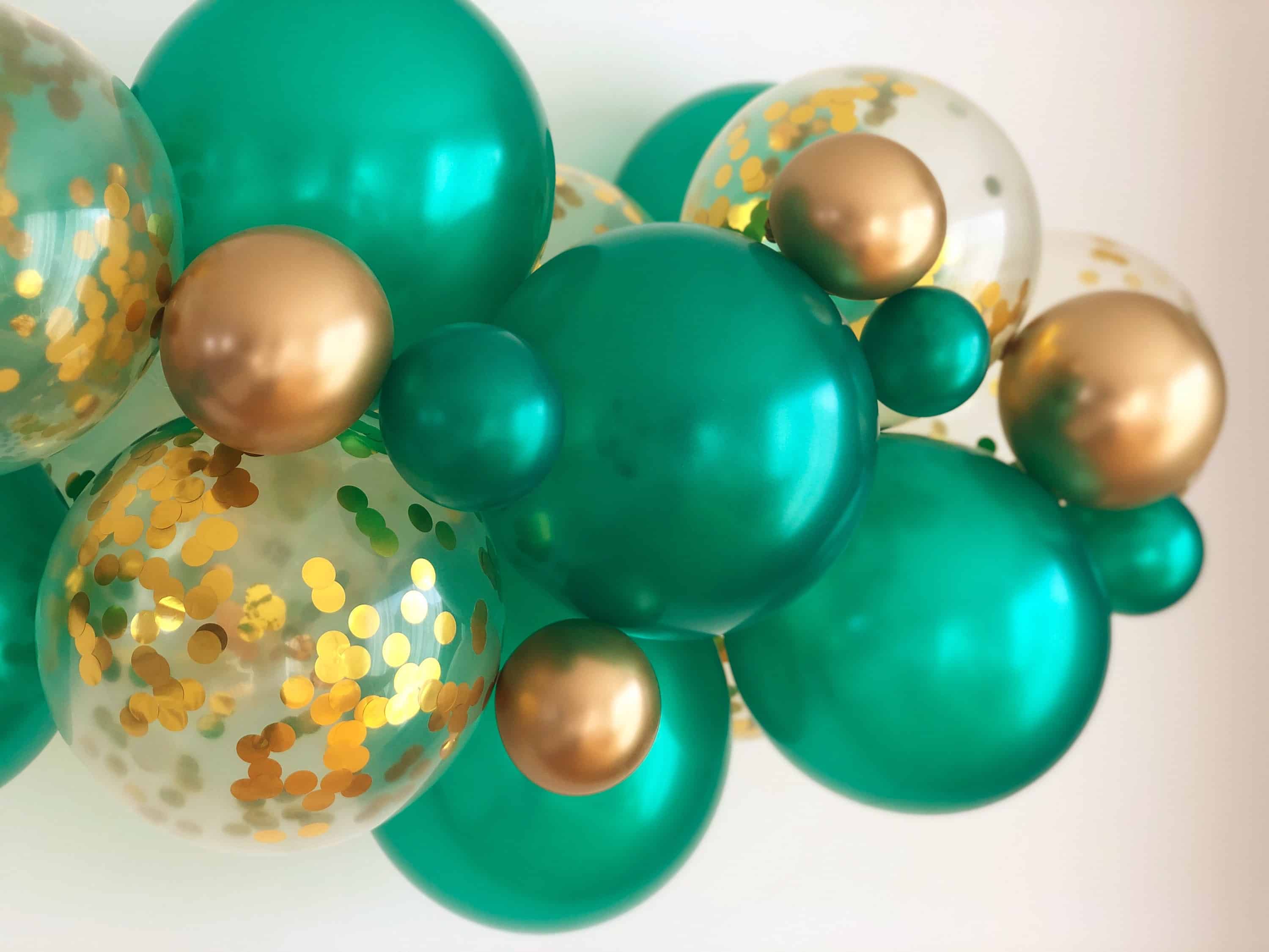 Emerald Green Balloon Garland