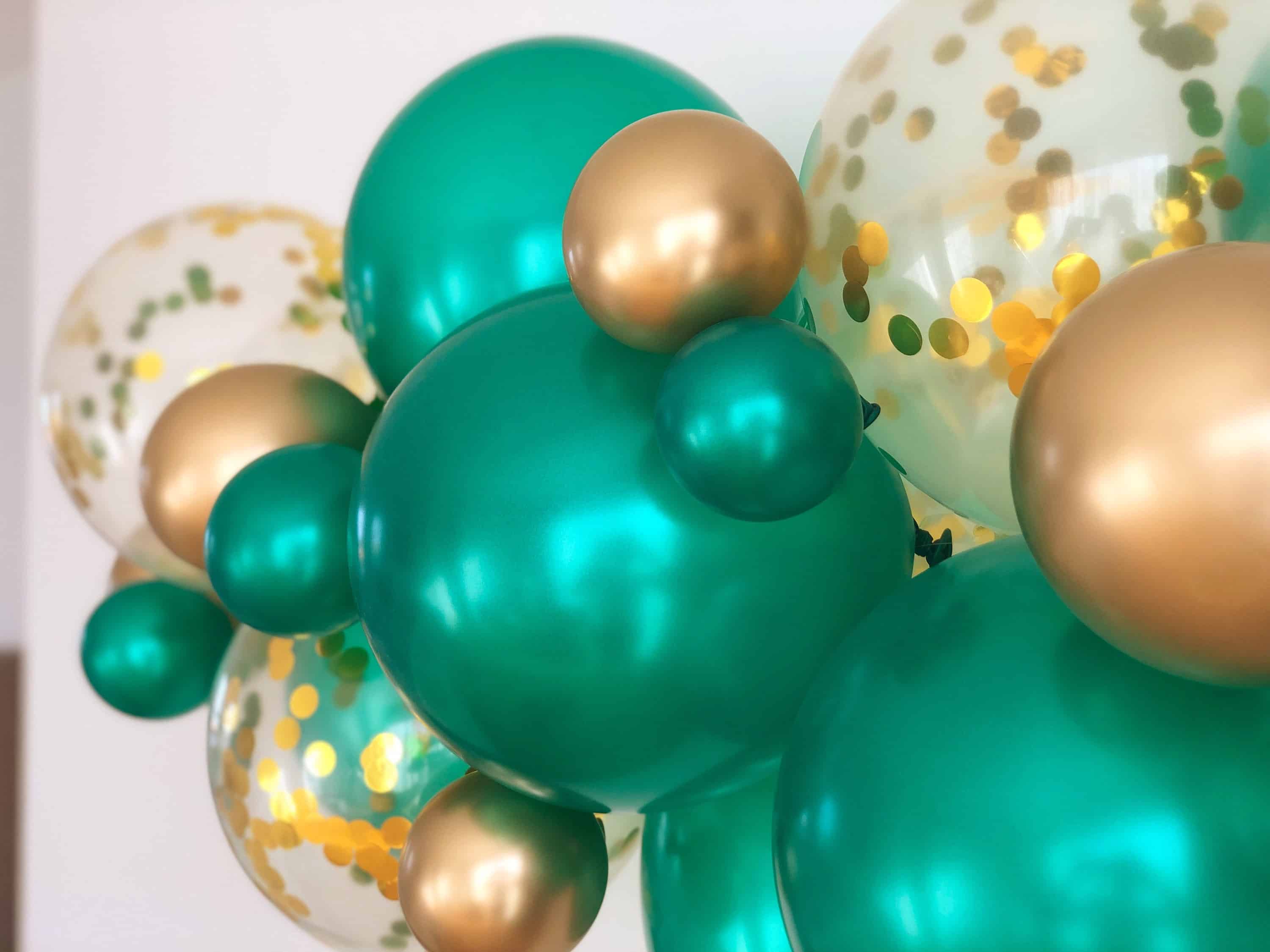 Emerald Green Balloon Garland
