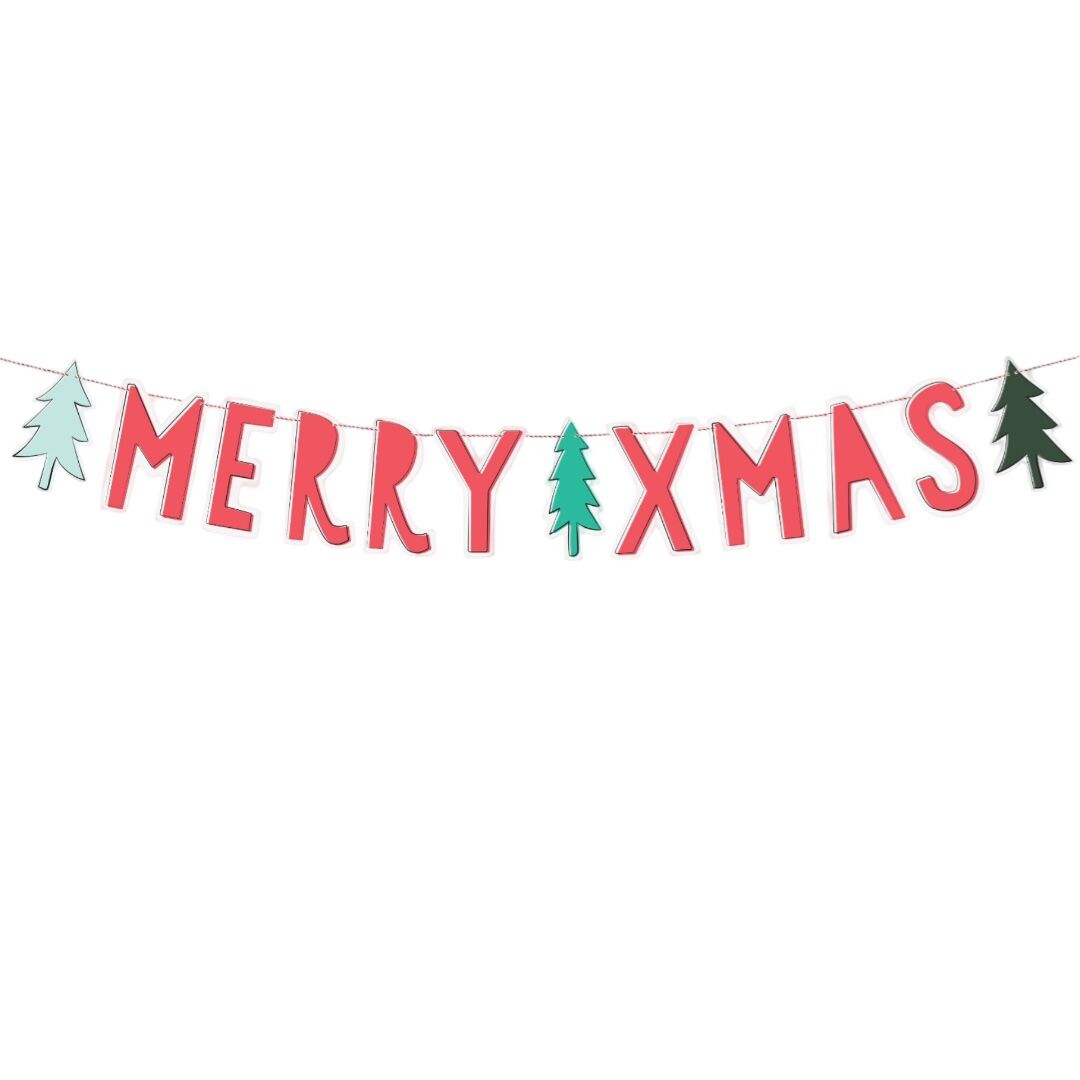 Festive Merry Xmas Banner