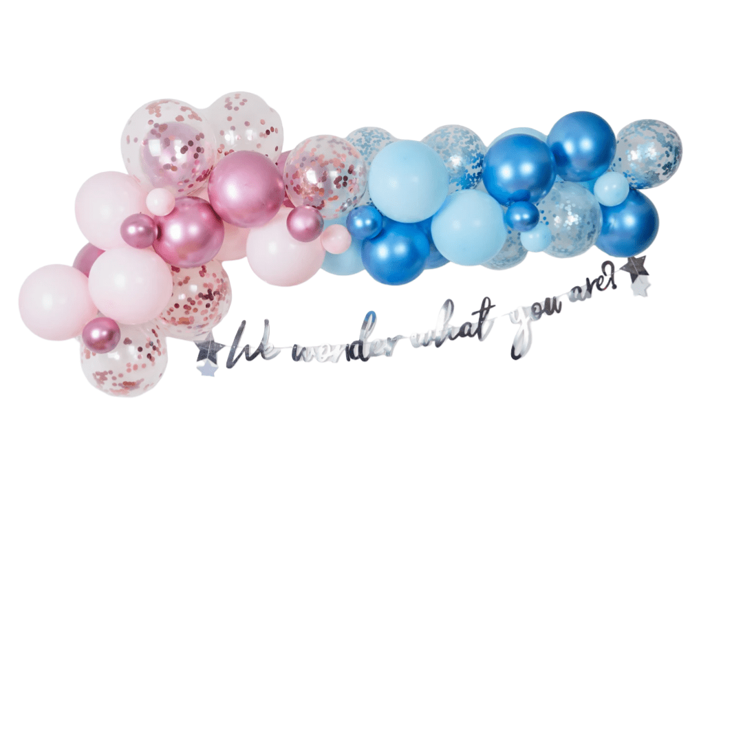 Gender Reveal Balloon Garland
