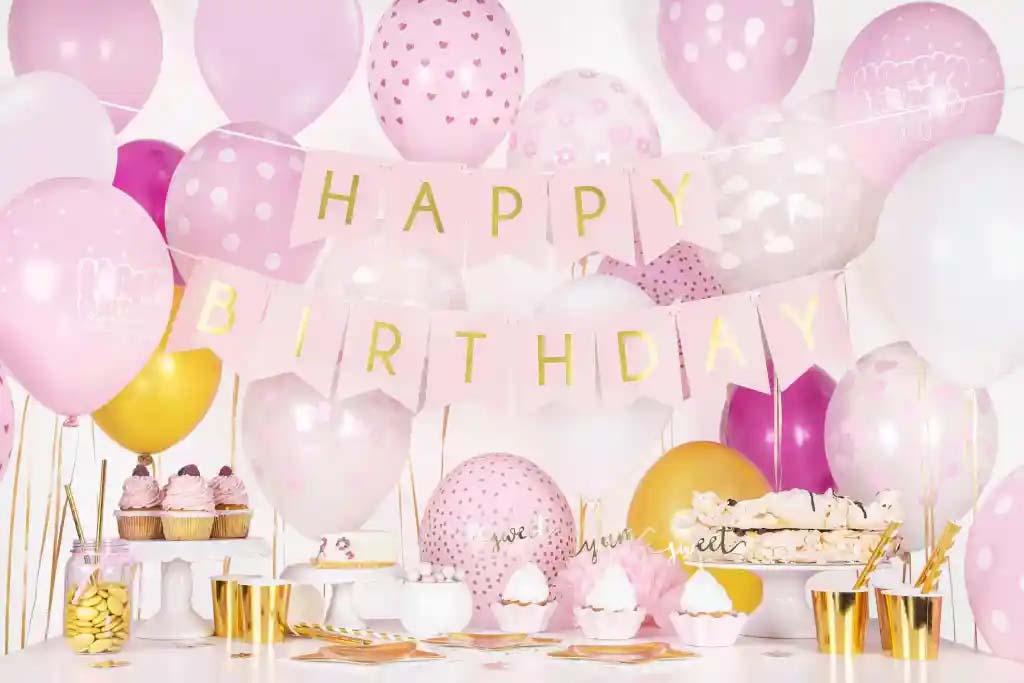 Cloud Balloon Happy Birthday