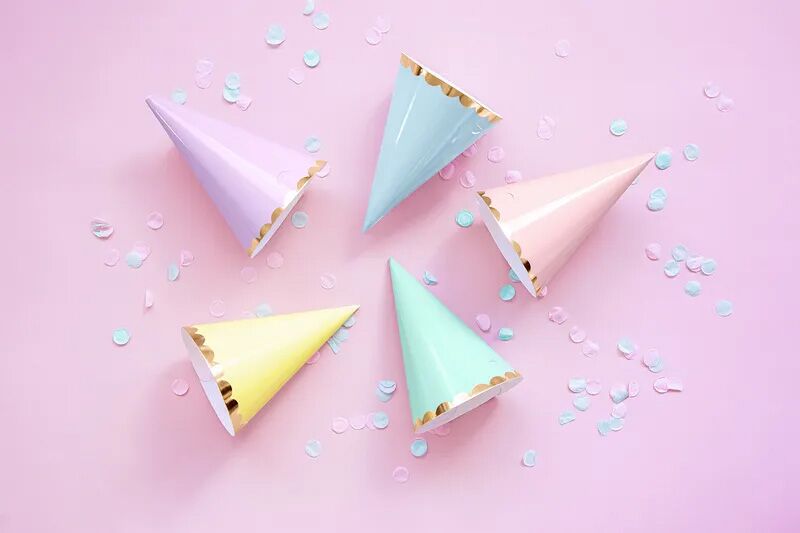 Pastel Party Hats Pastel Party Hats
