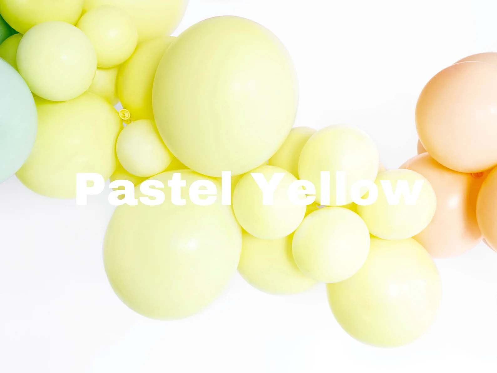 Pastel Yellow Balloons