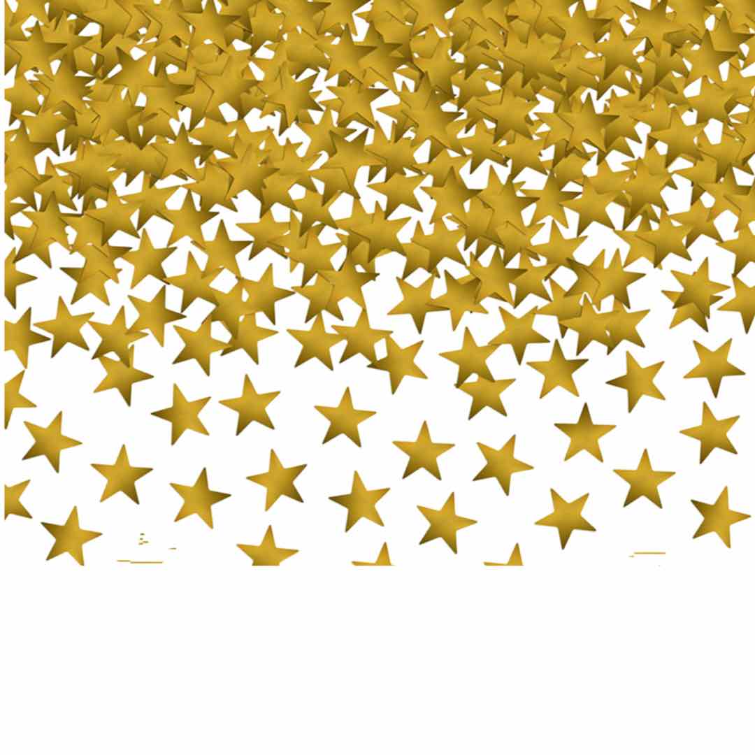 Gold Star Confetti