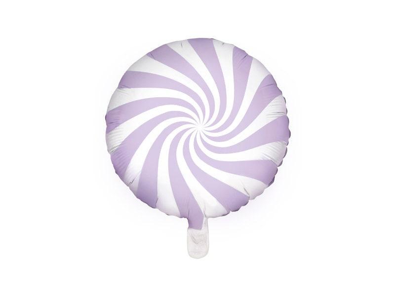 Candlyland Foil Balloons Candy Foil Balloons Lavender