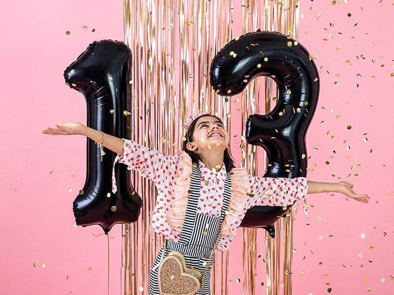 Black Foil Number Balloon Black Foil Number Balloon 13