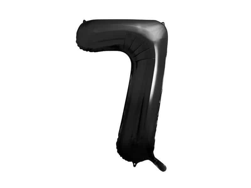 Black Foil Number Balloon Black Foil Number Balloon 7