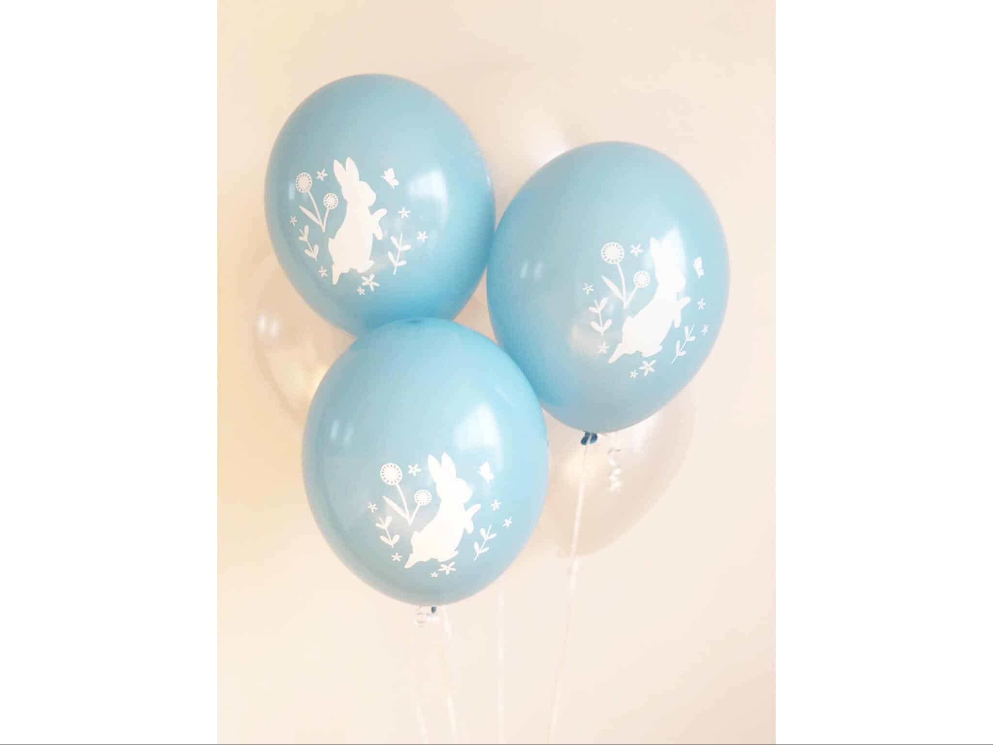 Bunny Blue Balloon