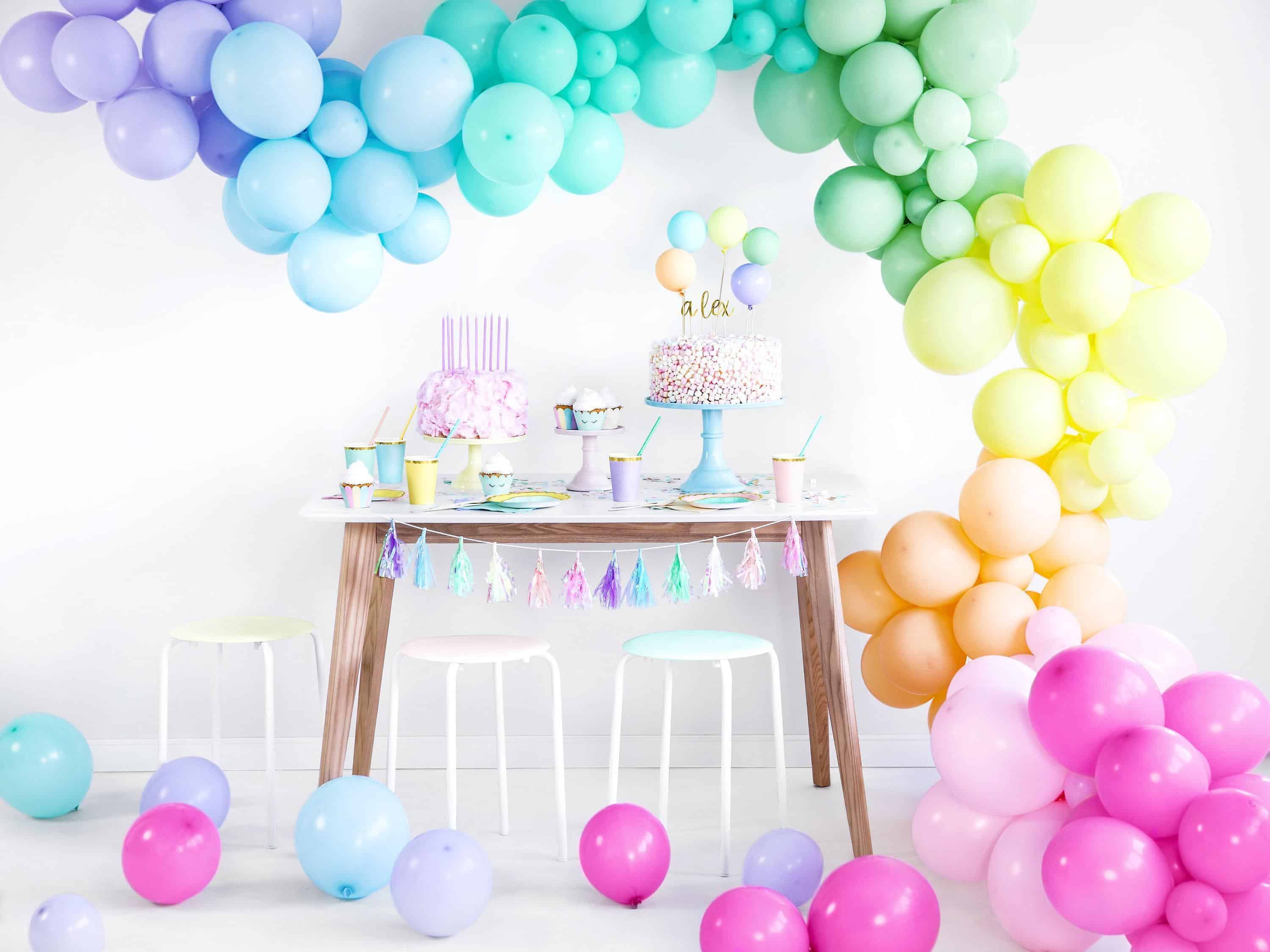 Garland Strings Rainbow Balloon Garland