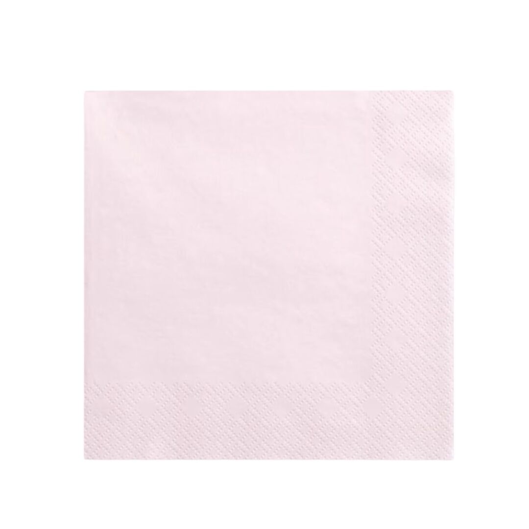 pink napkins