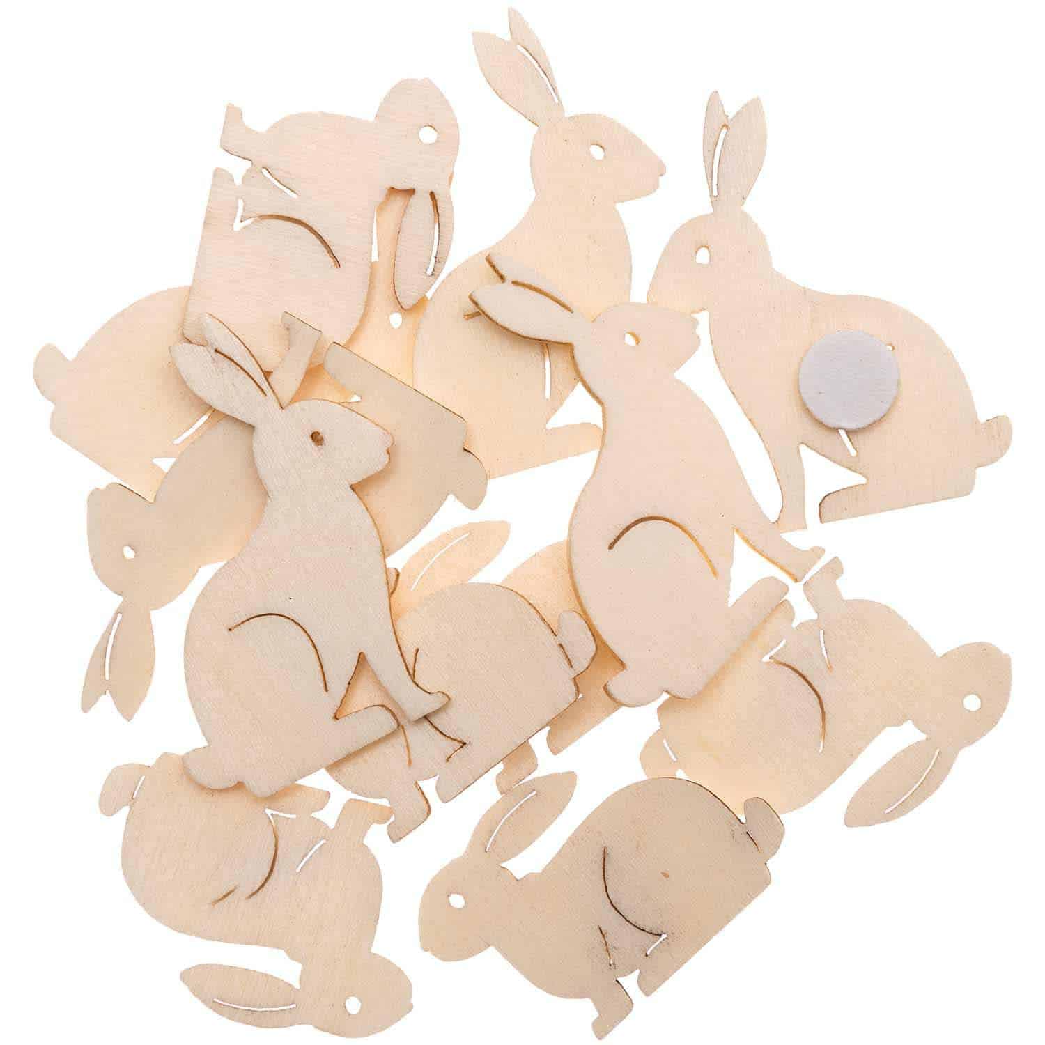 Bunny wooden cutouts Bunny wooden cutouts