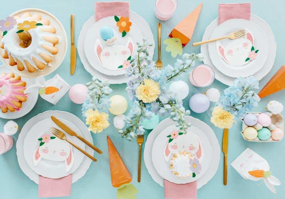 Carrot Boxes Easter Tableware Decorations