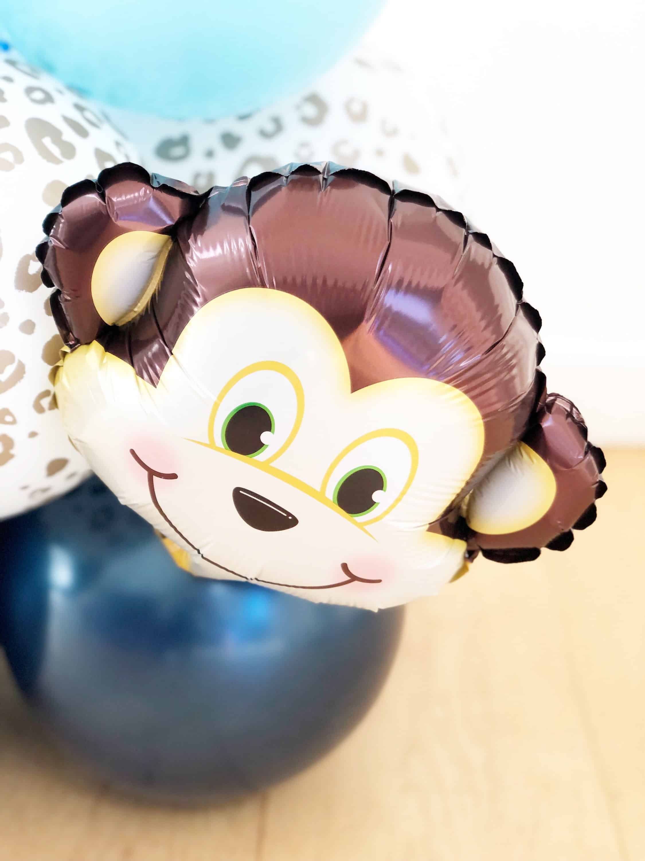 DIY Large 55" Safari Balloon Sculpture Monkey Foil Balloon