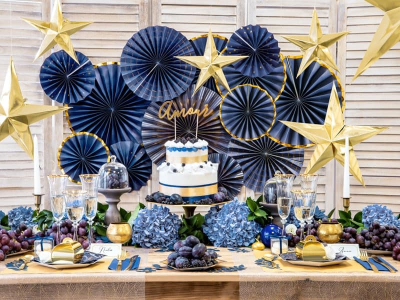 Navy Blue Party Set Up