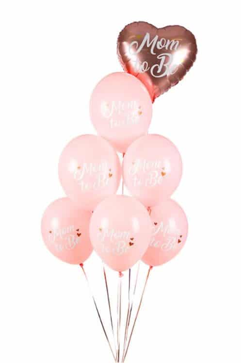 Mom to be Latex Balloon Pink Bundle Balloon