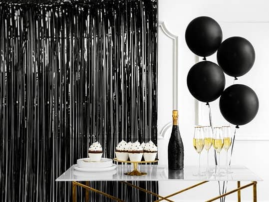 Black Party Curtain