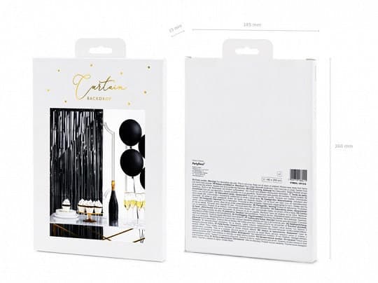 Black Party Curtain Black Party Curtain