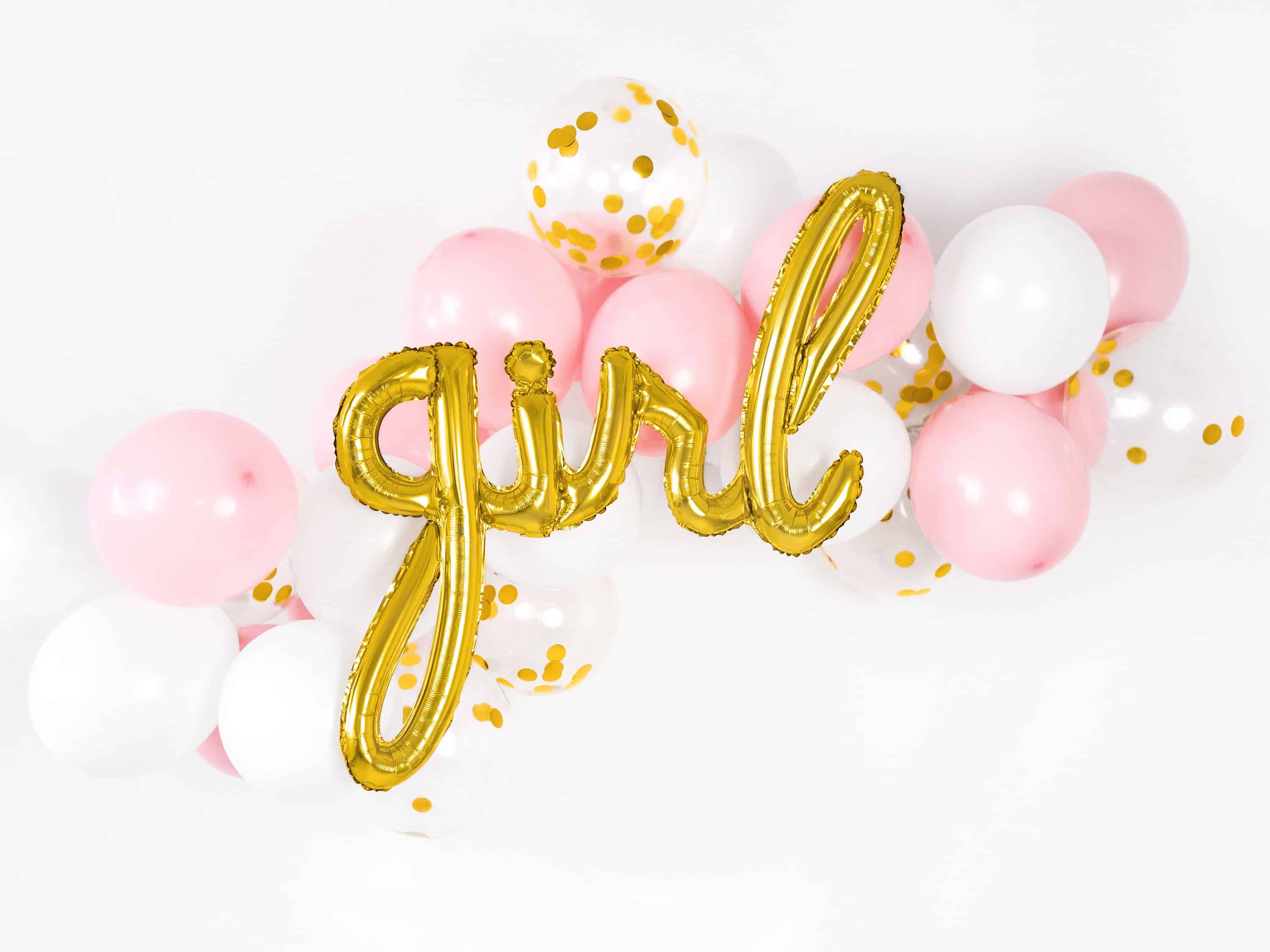 girl foil balloon