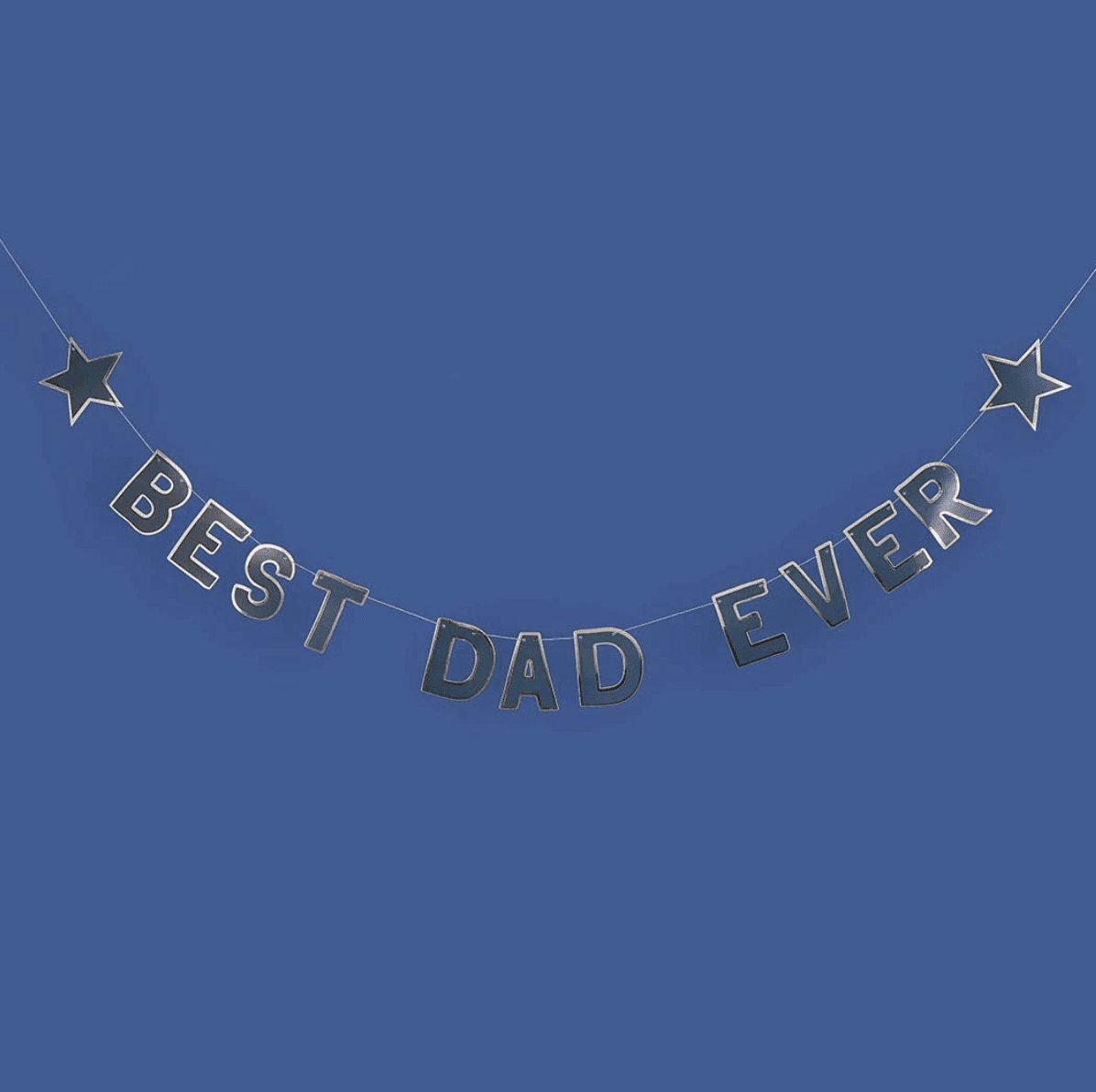 Best Dad Ever Navy Banner