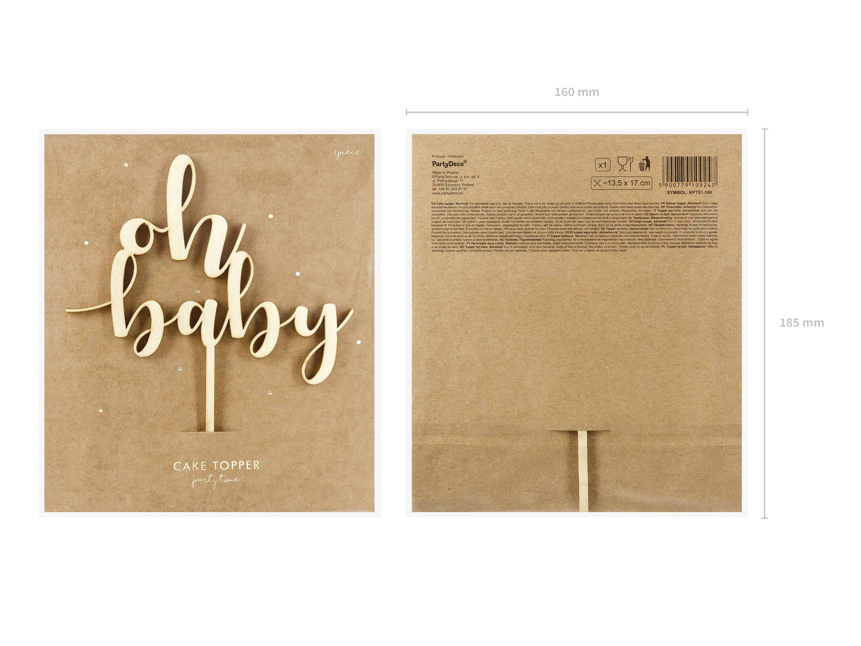 oh baby wooden cake topper oh baby wooden cake topper