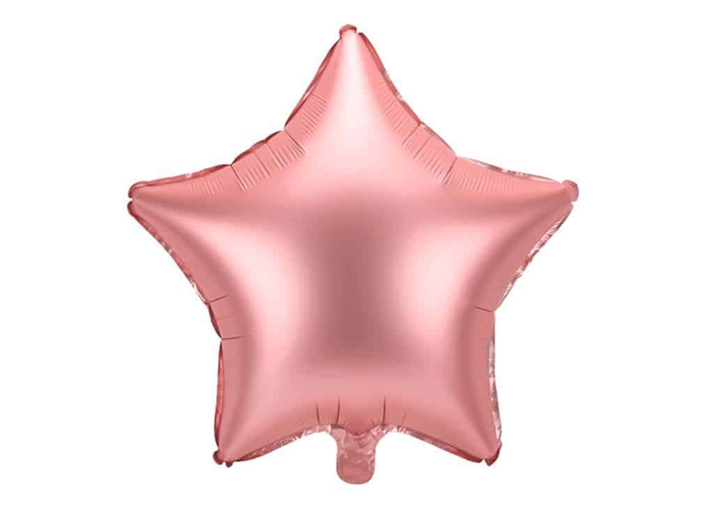 Rose Gold Star Foil Balloon