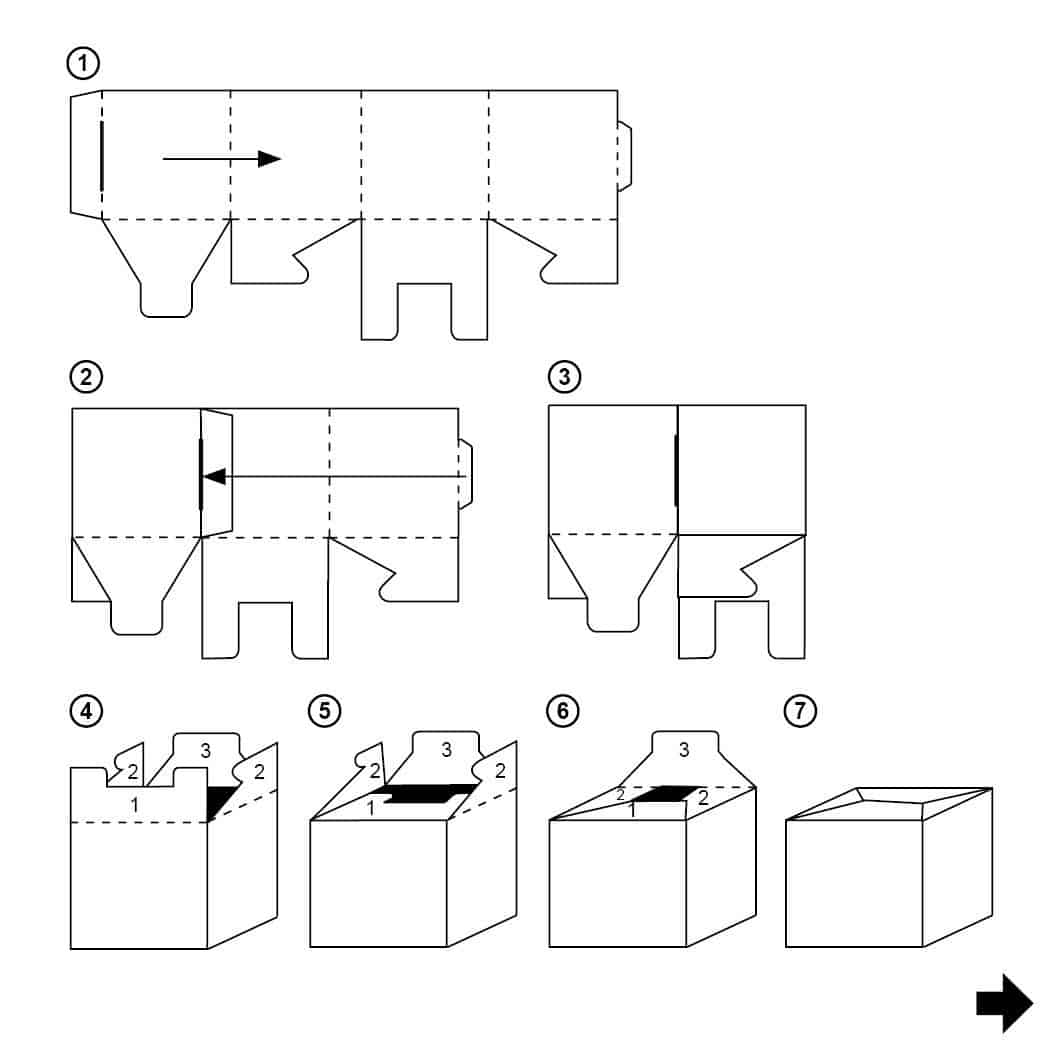 white favour boxes with ribbon boxes instructions