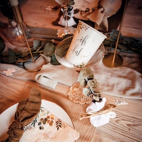 oh baby napkins Oh baby paper cups