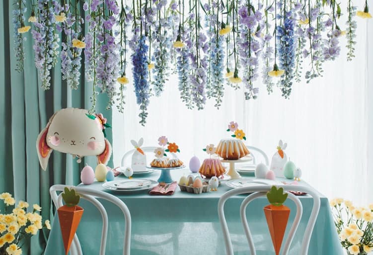 Flower Cupcake Toppers Easter Party Decorations