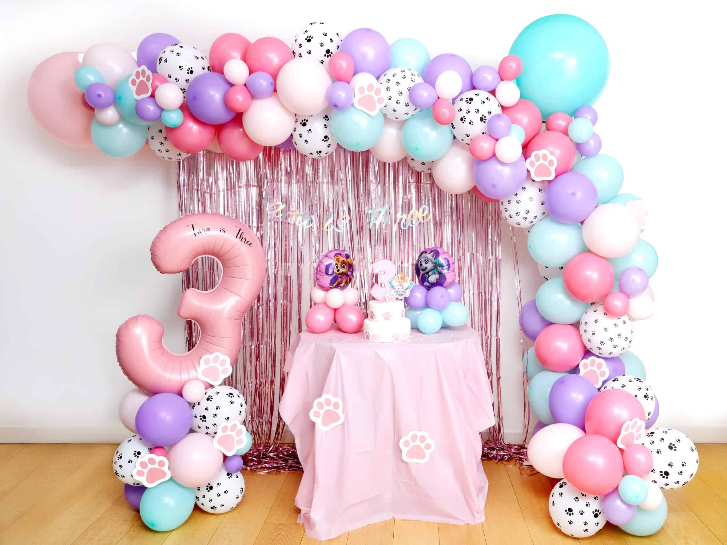 Dog Paw Balloon Garland Dog Paw Balloon Garland