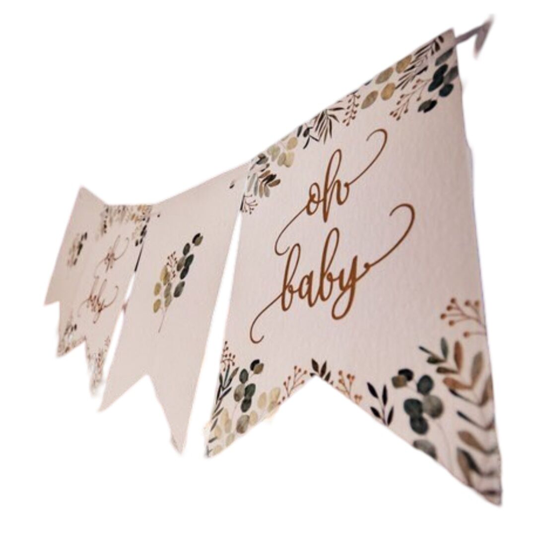 Oh Baby Botanical Bunting