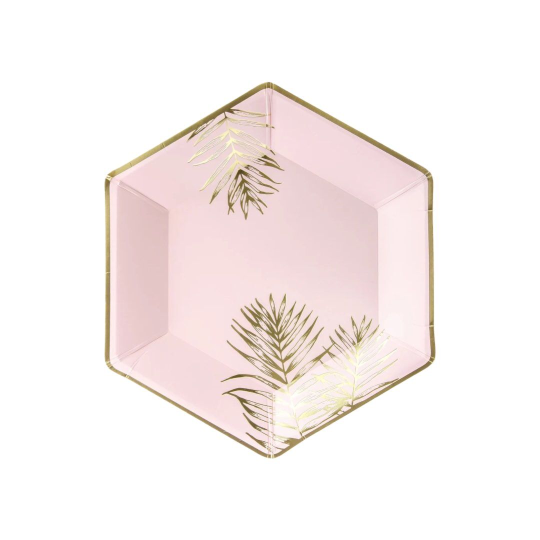 Tropical Pink Paper Plates