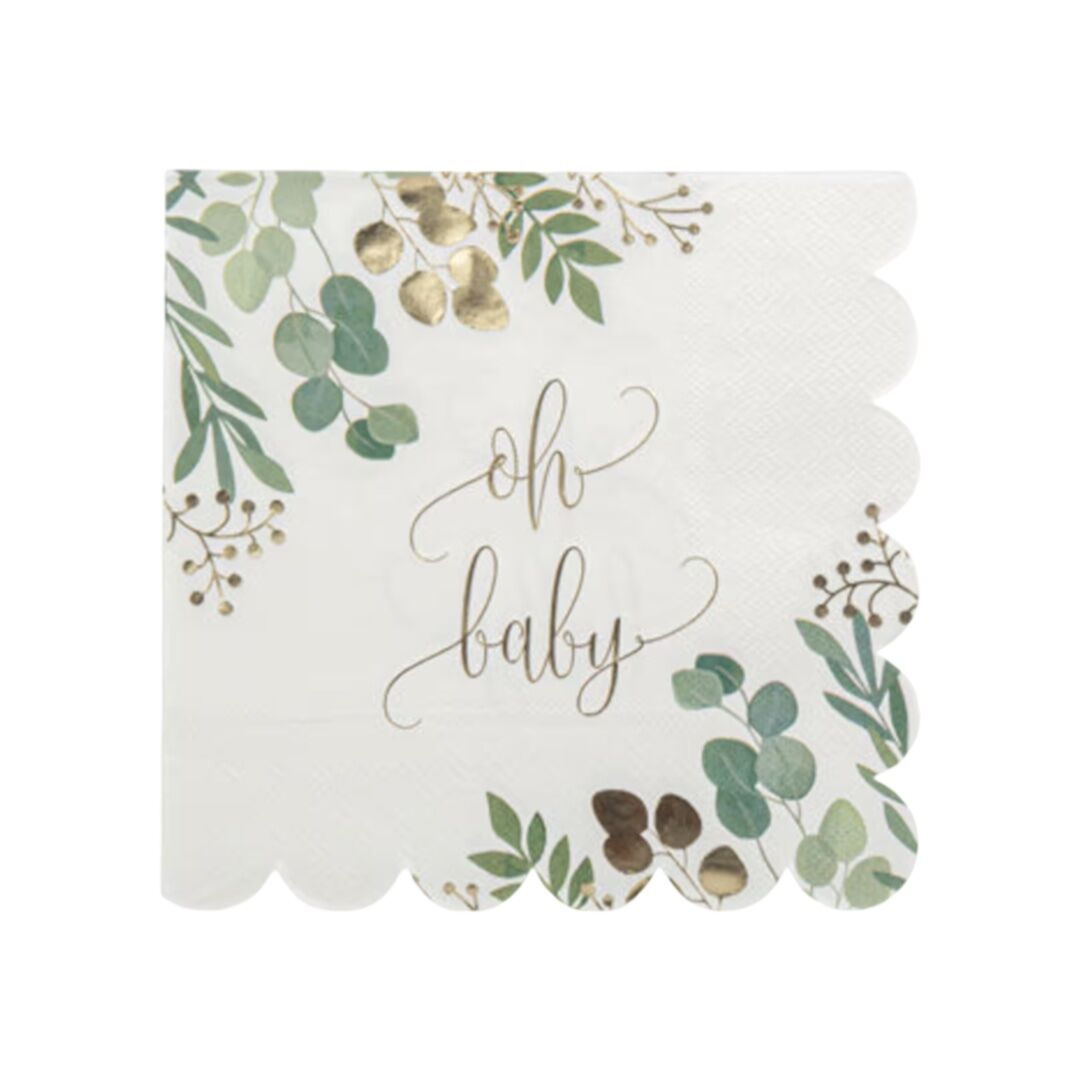 oh baby napkins Lovely ‘Oh Baby’ Napkins