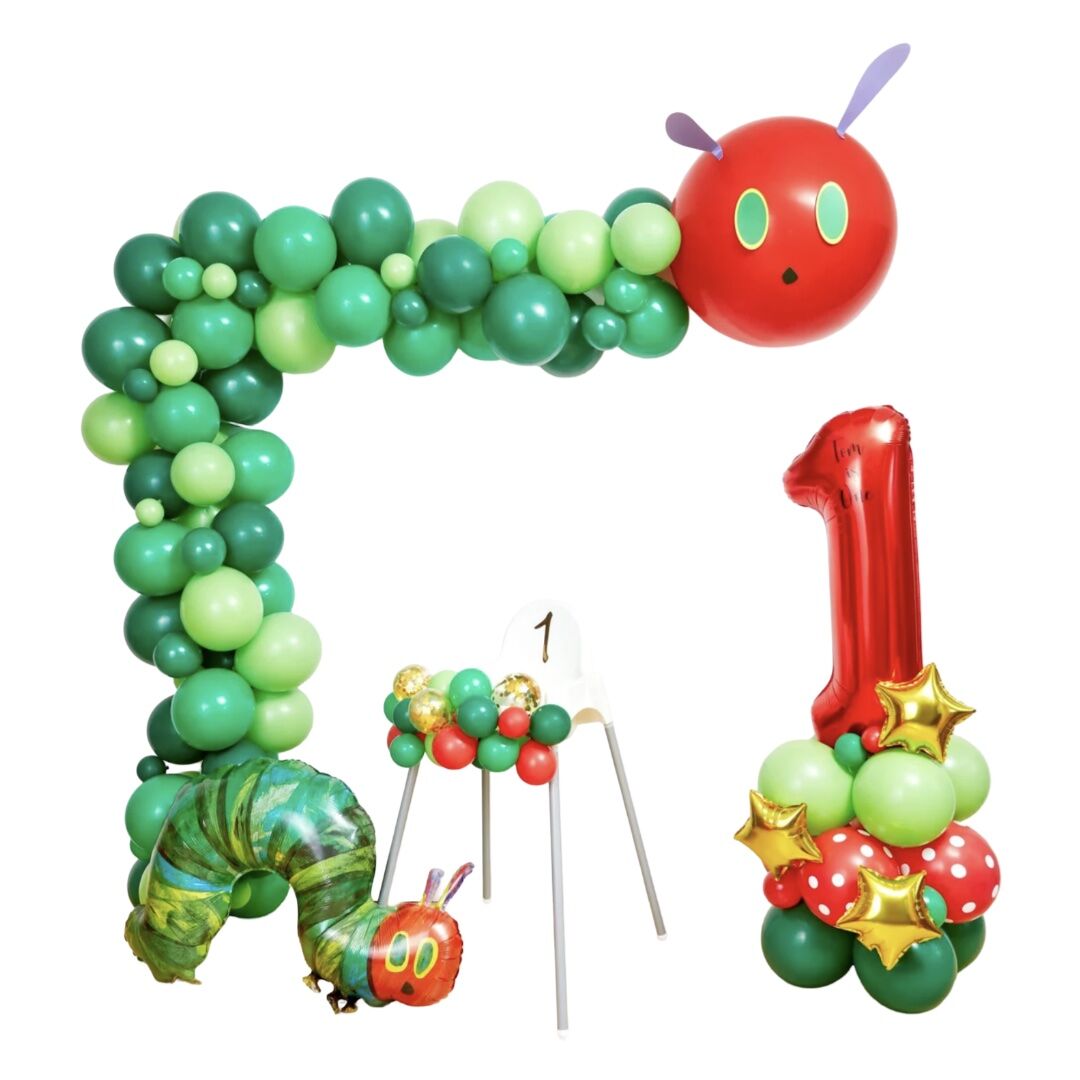 Hungry Caterpillar Balloon Arch