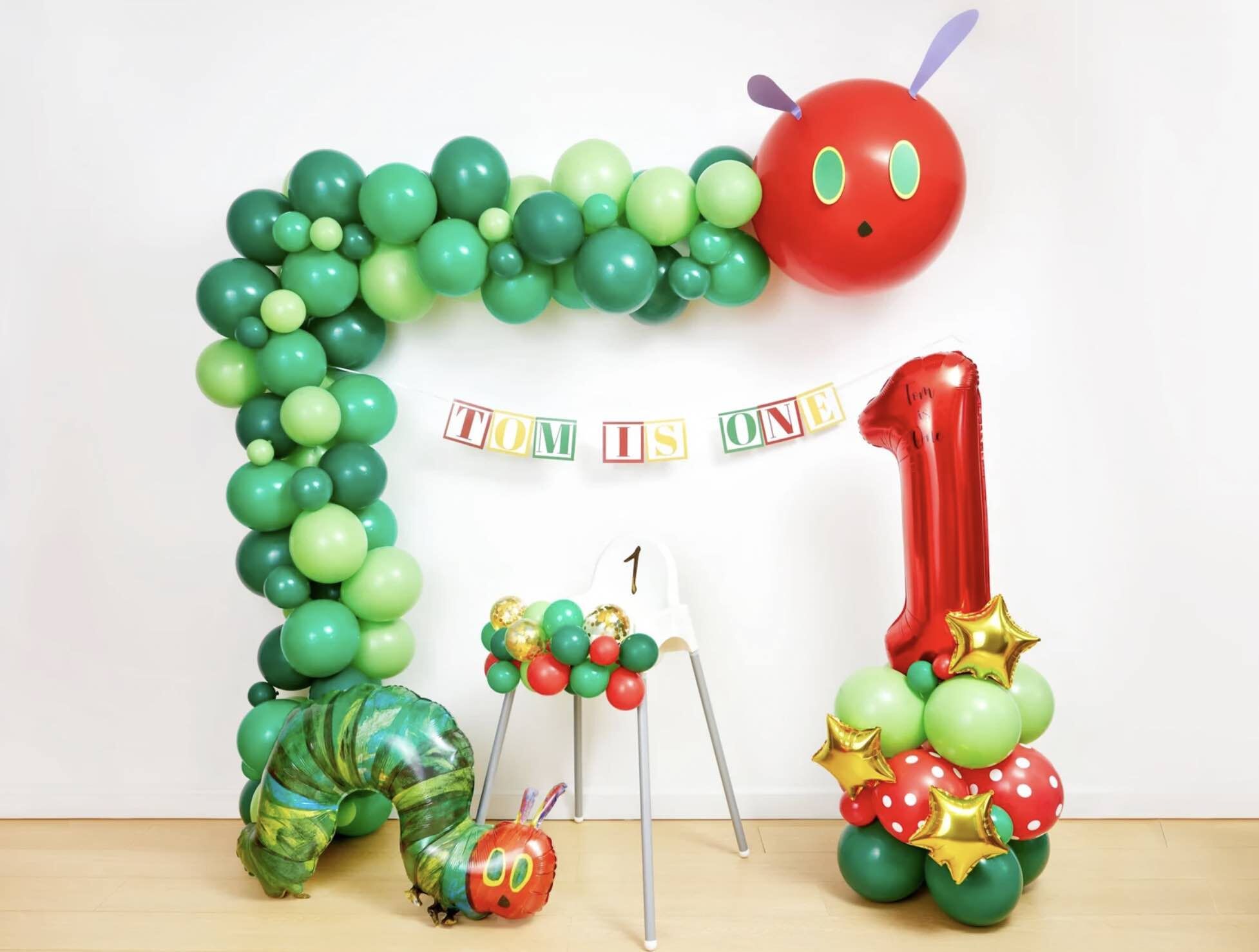 Hungry Caterpillar Balloon Arch