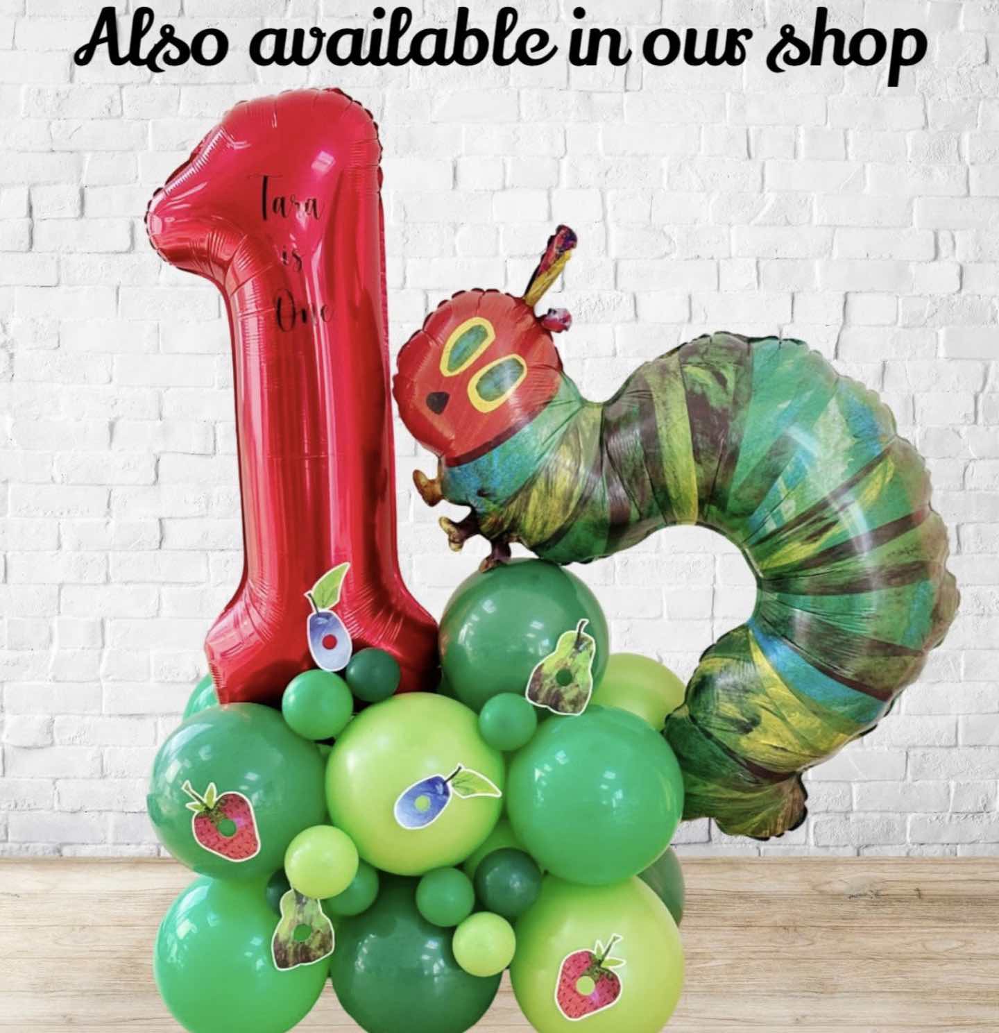 Hungry Caterpillar Balloon Arch
