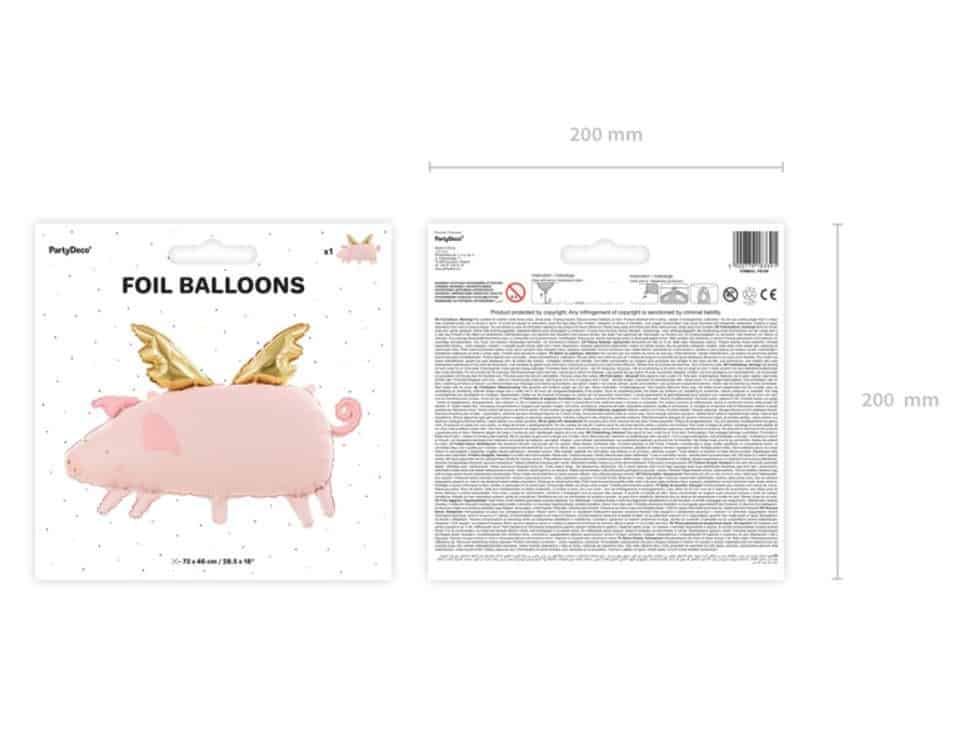 Pink Pig Foil Balloon Pink Pig Foil Balloon