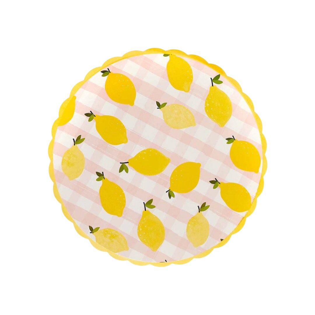 Lemon Paper Plates