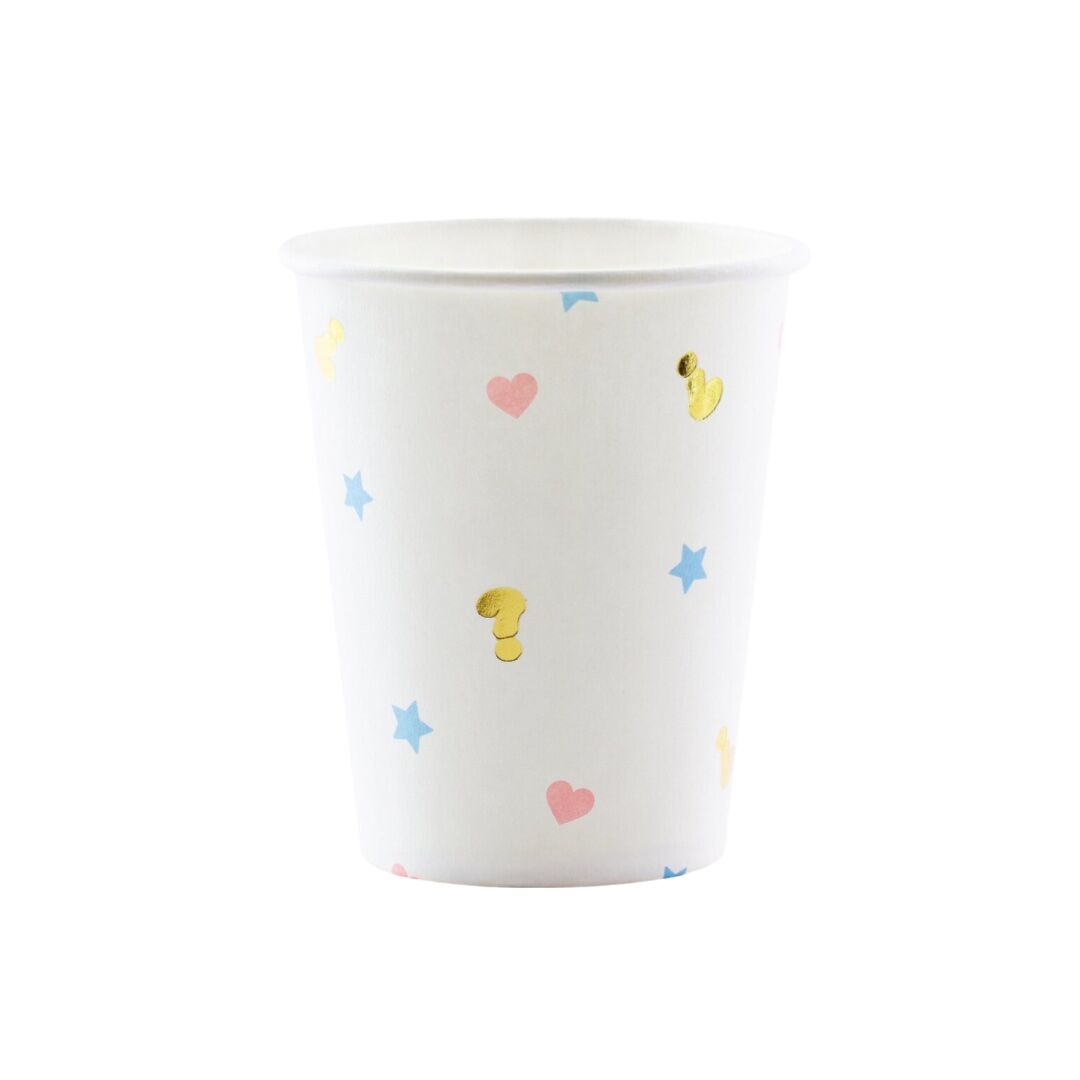 Gender Reveal Paper Cups