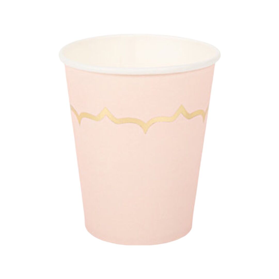 Pastel Pink Paper Cups