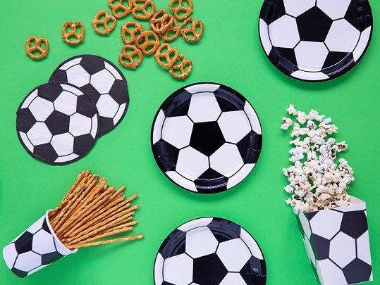 Football Garland Football Plates